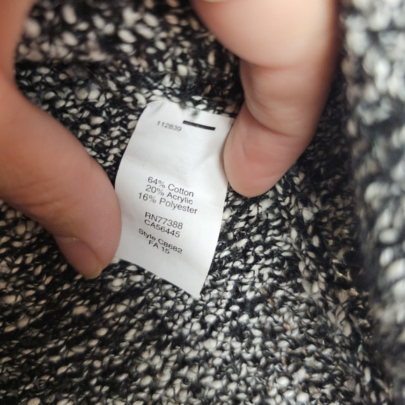 J Crew Small Tunic Sweater Knitted Gently Worn Black - Picture 6 of 13